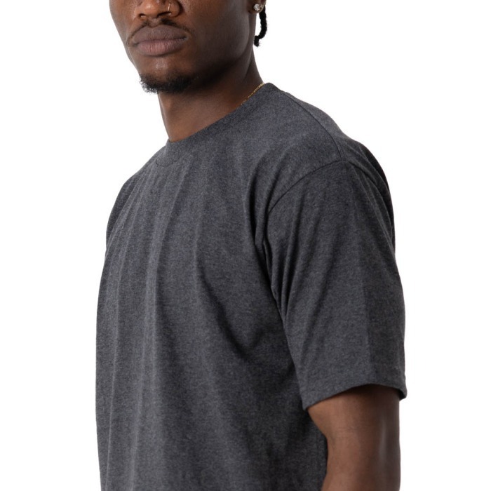 Pro Club 美製 短袖 炭灰色 素T Heavyweight 6.5oz 美國高磅街頭嘻御用款 台灣公司貨-細節圖3