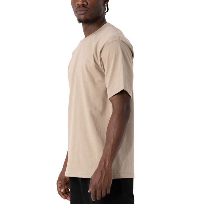 Pro Club 美製 短袖 卡其色 素T Heavyweight 6.5oz 美國高磅街頭嘻御用款 台灣公司貨-細節圖4