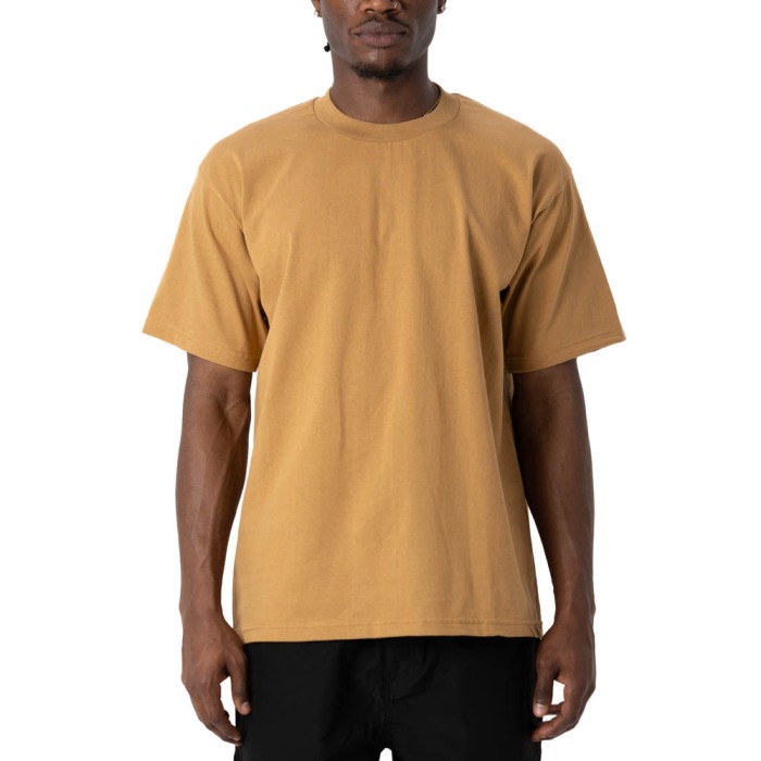 Pro Club 美製 短袖 芥末 素T Heavyweight 6.5oz 美國高磅街頭嘻御用款 台灣公司貨-細節圖2