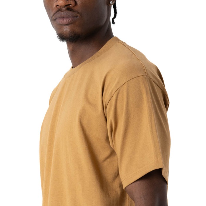 Pro Club 美製 短袖 芥末 素T Heavyweight 6.5oz 美國高磅街頭嘻御用款 台灣公司貨-細節圖3