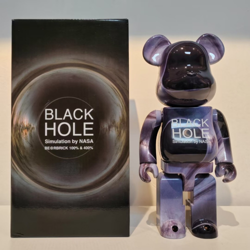 【免運】庫伯力克熊BE RBRICK 400% NASA BLACK HOLE黑洞 28cm 暴力熊