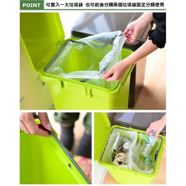 日本RISU｜(森林系) 連結式環保垃圾桶 45L eco container style-細節圖6