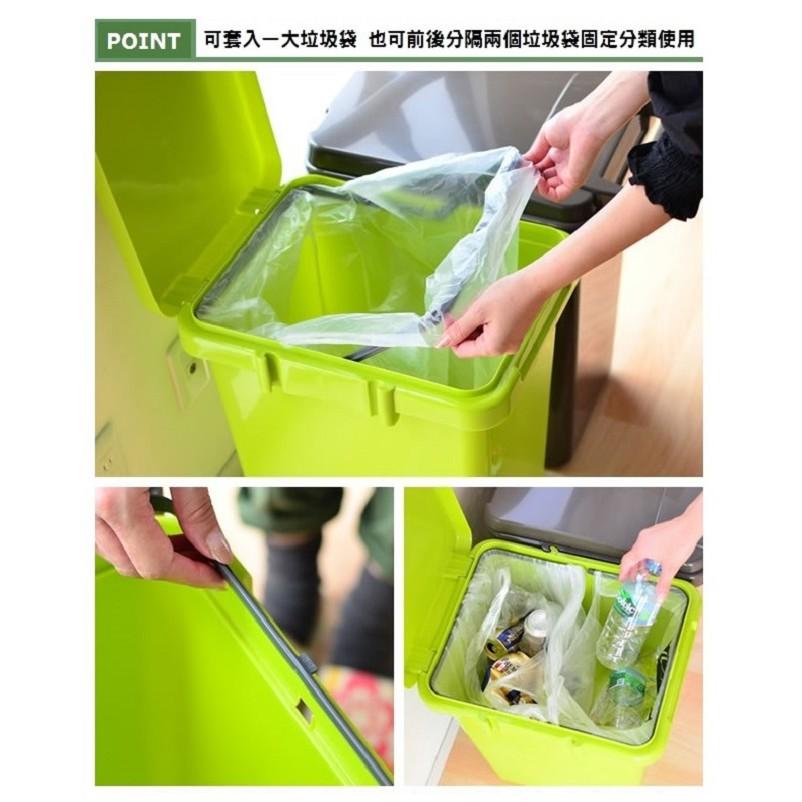 日本RISU｜(森林系) 連結式環保垃圾桶 33L eco container style-細節圖3