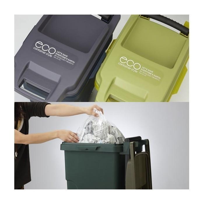 日本RISU｜機能防臭型戶外大容量連結垃圾桶 70L eco container style-細節圖4