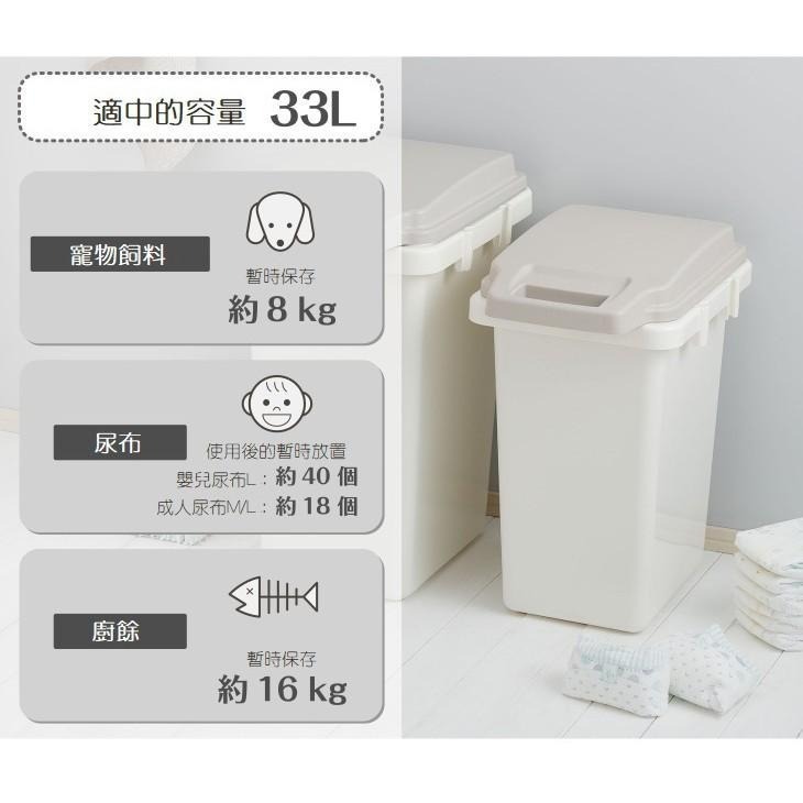 日本RISU｜(H&H系列)防臭連結垃圾桶33L-細節圖4