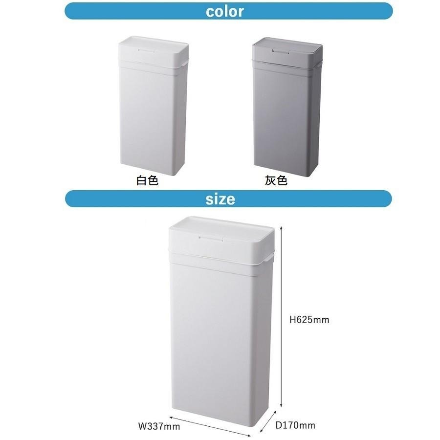 日本Like-it｜Seals 多功能防臭按壓式垃圾桶/廚餘桶 25L-細節圖9
