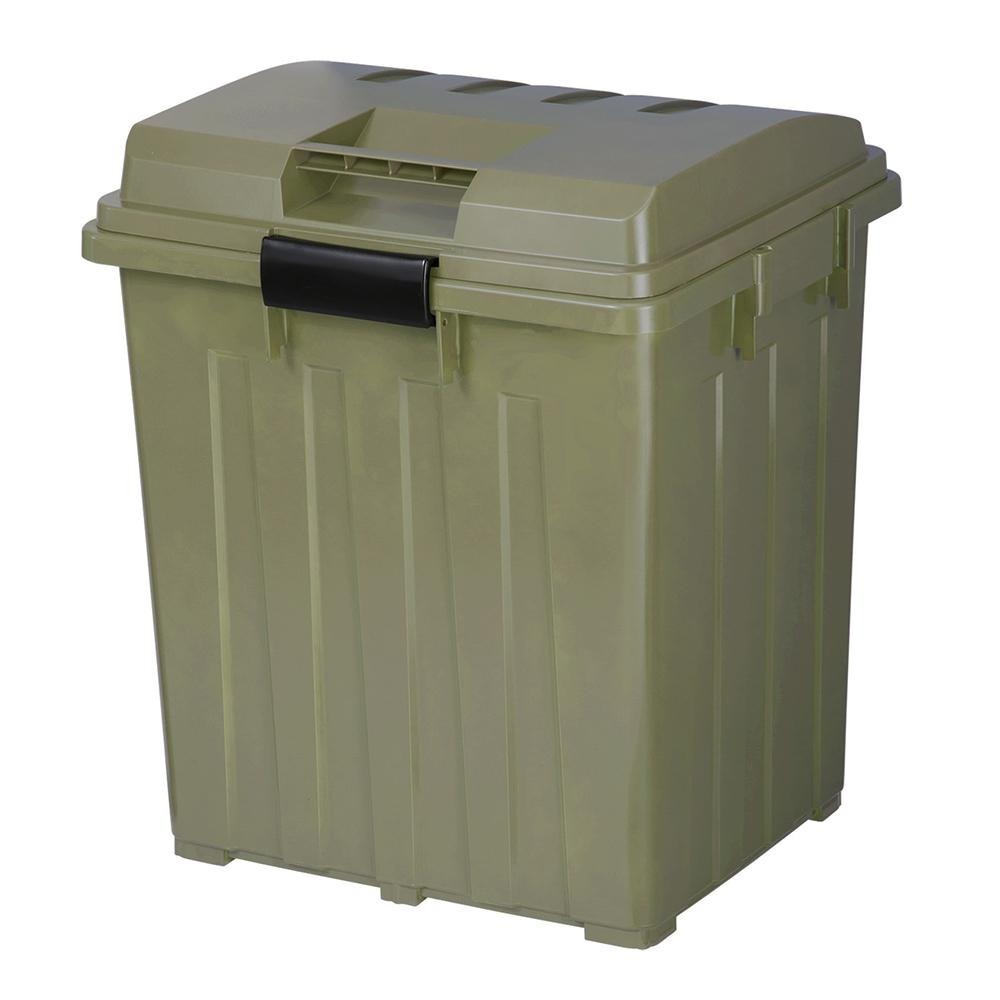 TONBO｜戶外連結式大型垃圾桶-大地色 90L-細節圖3