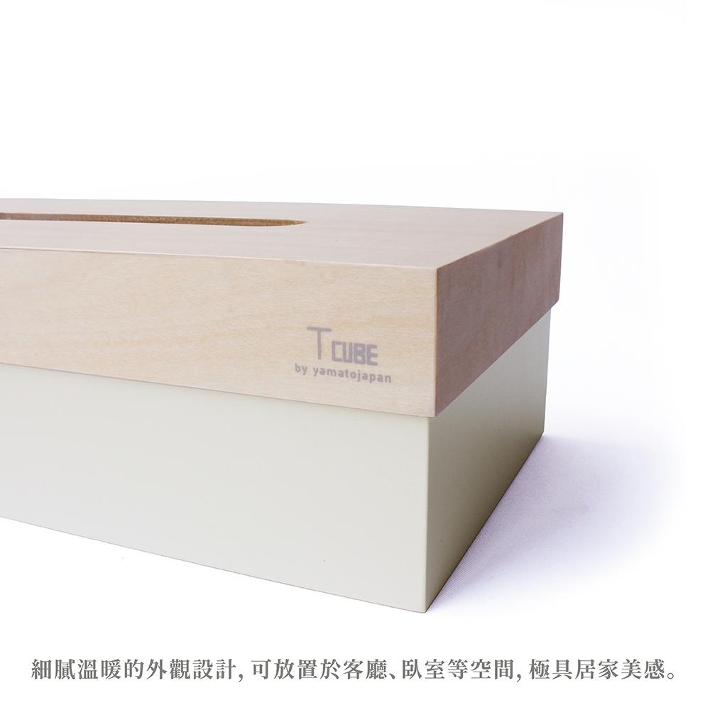 日本yamato japan｜T CUBE 簡約風格木製面紙盒-細節圖2