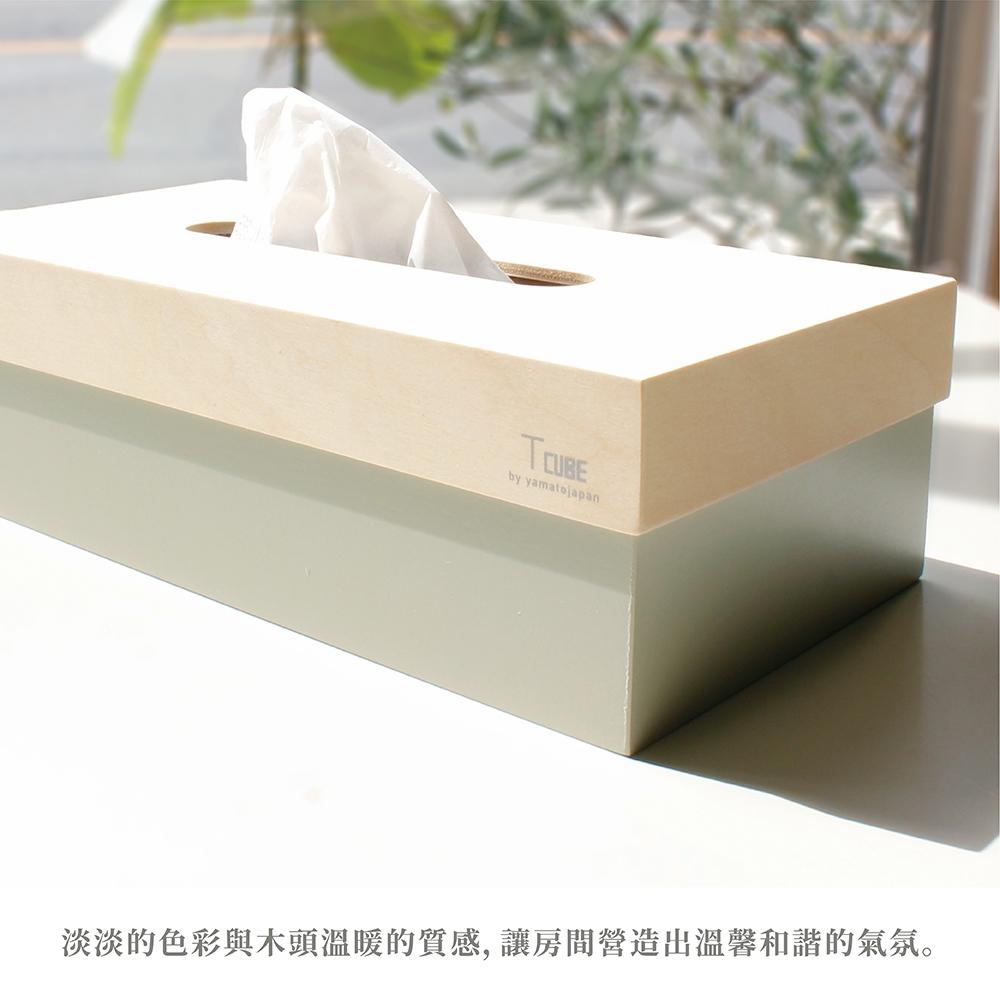 日本yamato japan｜T CUBE 簡約風格木製面紙盒-細節圖5