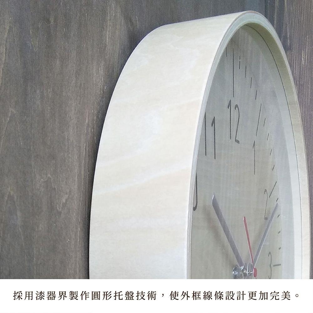 日本yamato japan｜純手工木製 FULLMOON 靜音時鐘-細節圖2