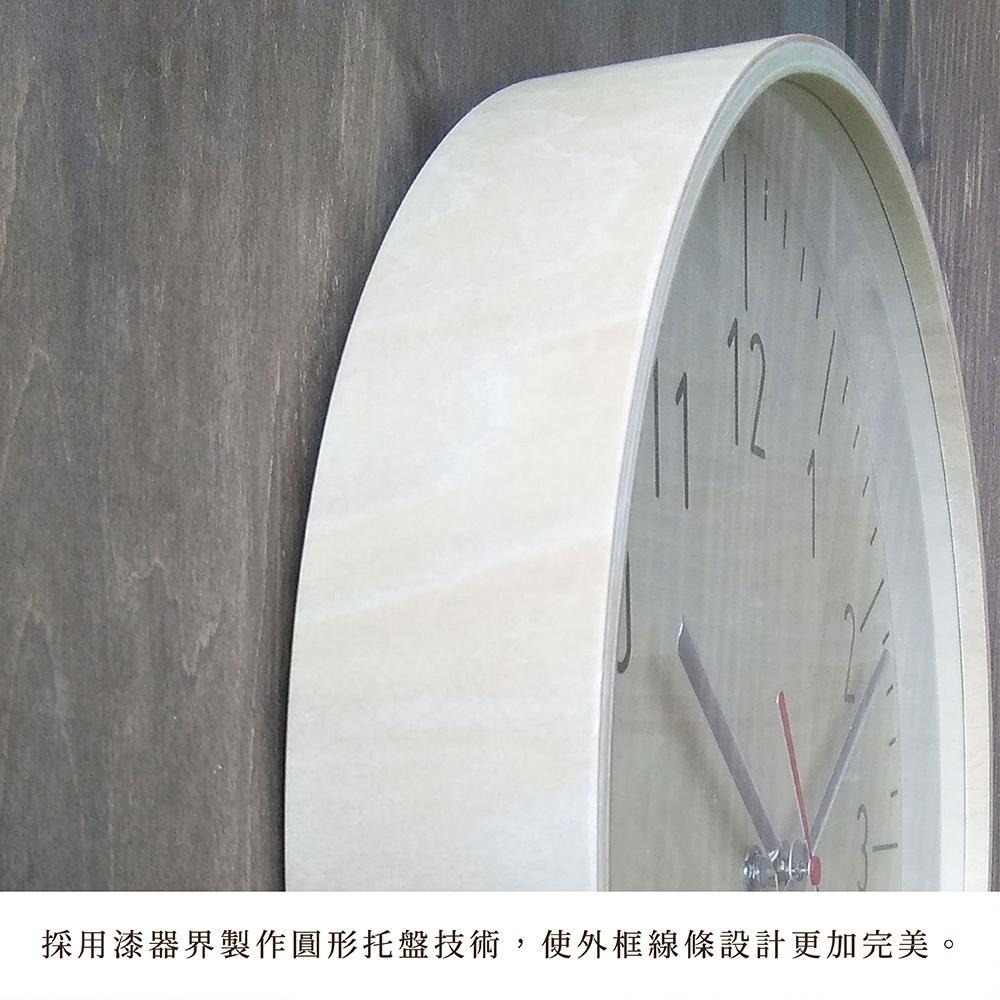 日本yamato japan｜純手工木製 FULLMOON 靜音時鐘-細節圖2