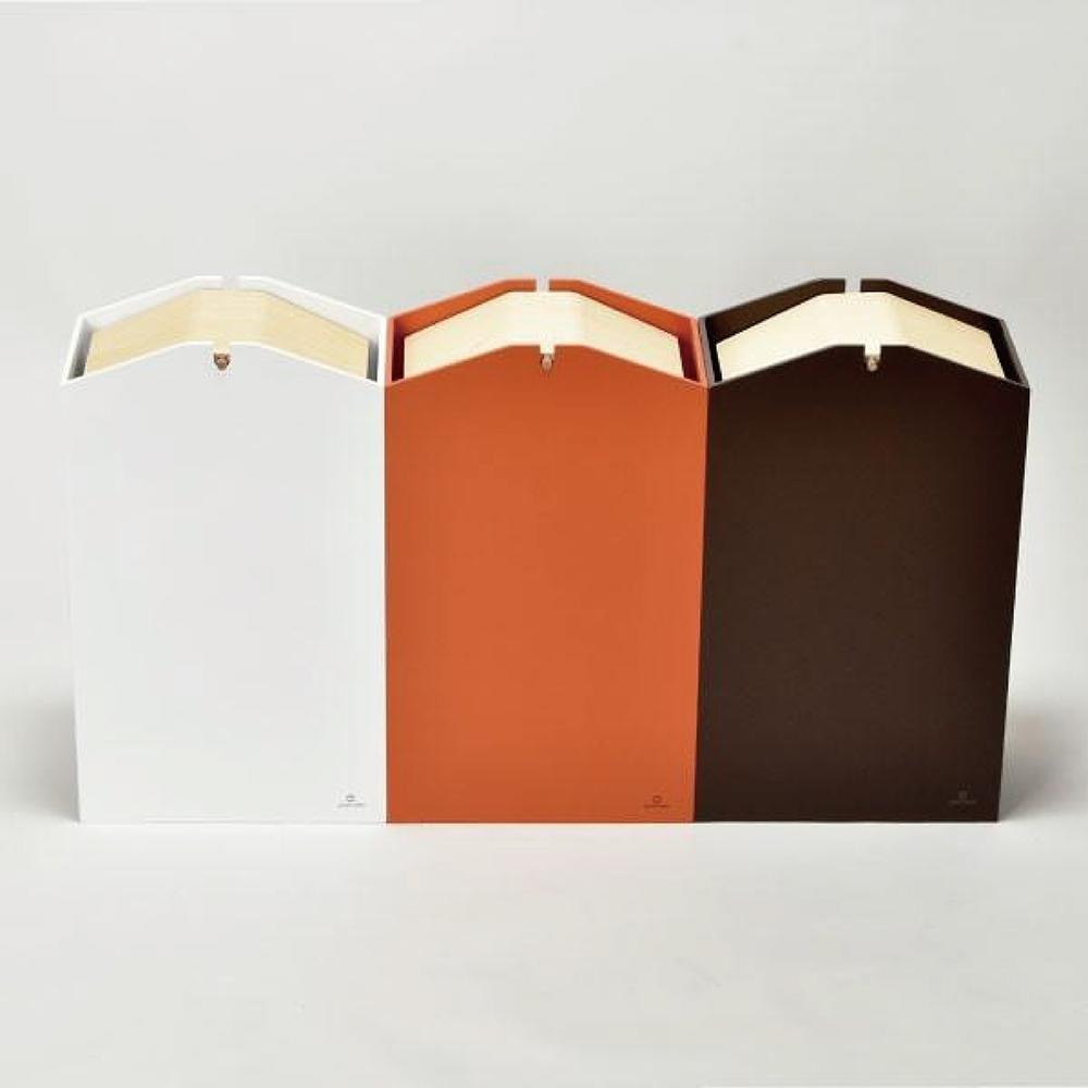 日本 yamato Arrows W 木製北歐風格擺動式圾桶15L-細節圖7