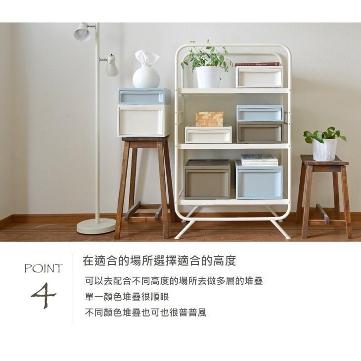 日本RISU｜北歐風堆疊抽屜櫃組 收納箱 S-細節圖6