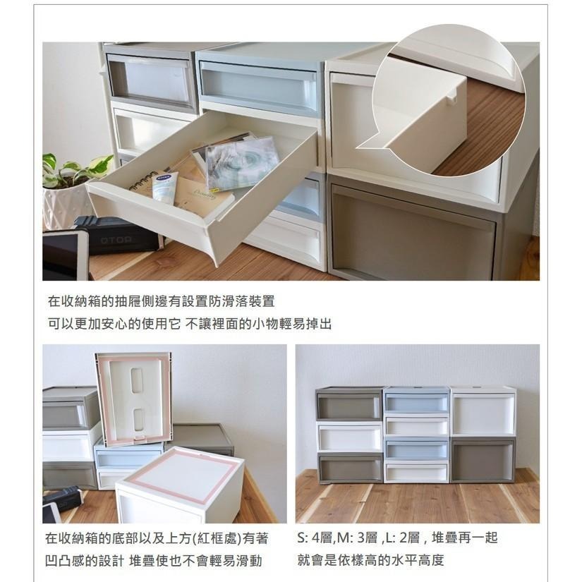 日本RISU｜北歐風堆疊抽屜櫃組 收納箱 S-細節圖8