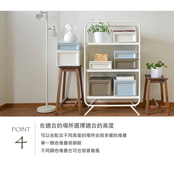 日本RISU｜北歐風堆疊抽屜櫃組 收納箱 M-細節圖6