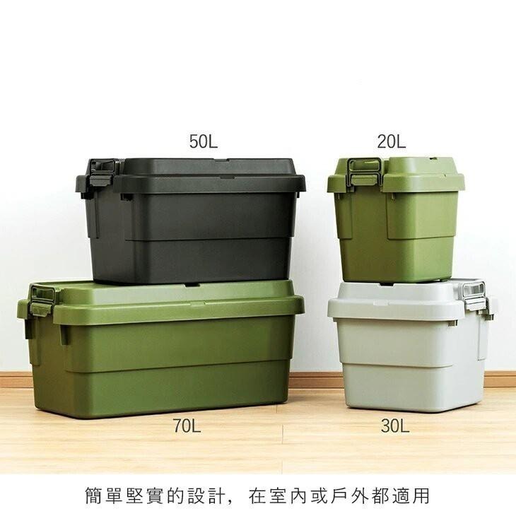 【二代款】日本RISU｜TRUNK CARGO 可堆疊多功能耐重收納箱70L-細節圖7