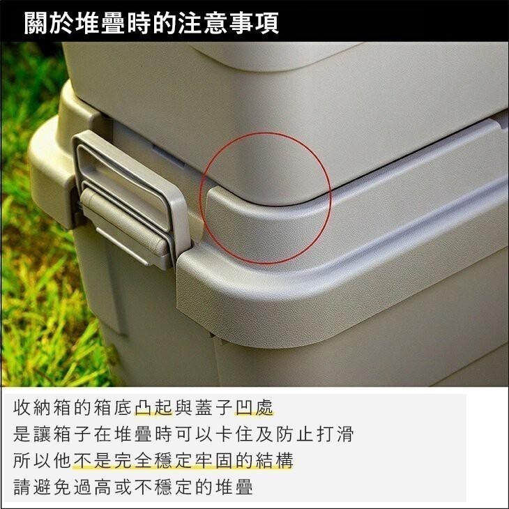 【二代款】日本RISU｜TRUNK CARGO 可堆疊多功能耐重收納箱70L-細節圖8