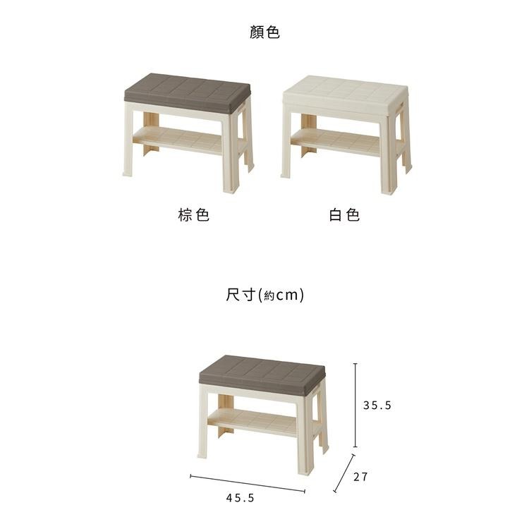 日本Like-it｜掀蓋儲物穿鞋椅-細節圖5