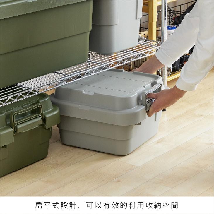 【二代矮款】日本RISU｜TRUNK CARGO可堆疊多功能耐重收納箱30S-細節圖3