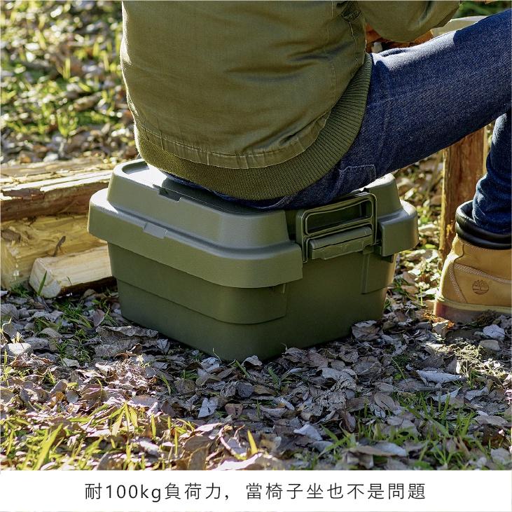 【二代矮款】日本RISU｜TRUNK CARGO可堆疊多功能耐重收納箱30S-細節圖5