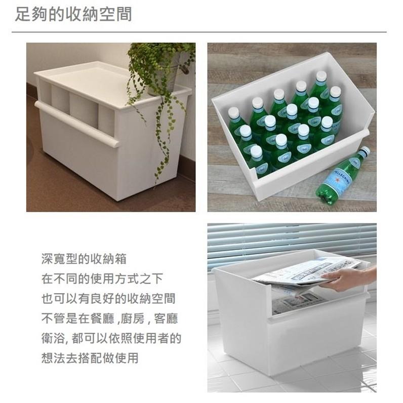 日本Like-it｜雙層附輪多功能收納櫃(深+深款)-細節圖4