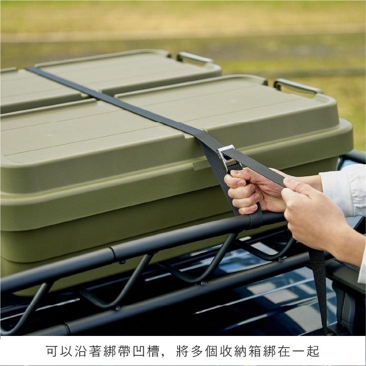 【二代矮款】日本RISU｜TRUNK CARGO 可堆疊多功能耐重收納箱70S-細節圖4