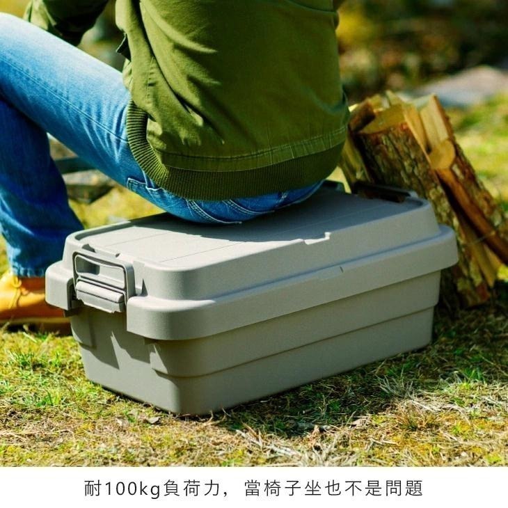 【二代矮款】日本RISU｜TRUNK CARGO 可堆疊多功能耐重收納箱70S-細節圖5