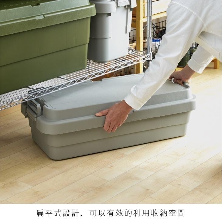 【二代矮款】日本RISU｜TRUNK CARGO 可堆疊多功能耐重收納箱70S-細節圖6