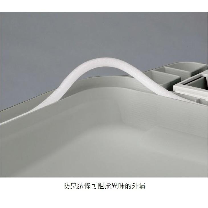 日本RISU｜掀蓋式抗菌防臭連結垃圾桶33L-細節圖3