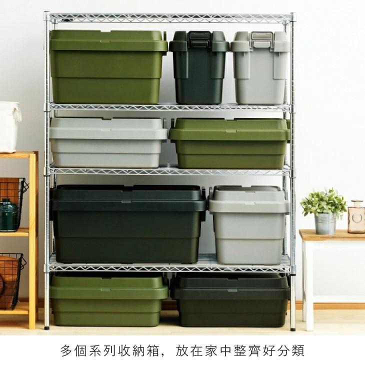 【二代矮款】日本RISU｜TRUNK CARGO 可堆疊多功能耐重收納箱50S-細節圖7