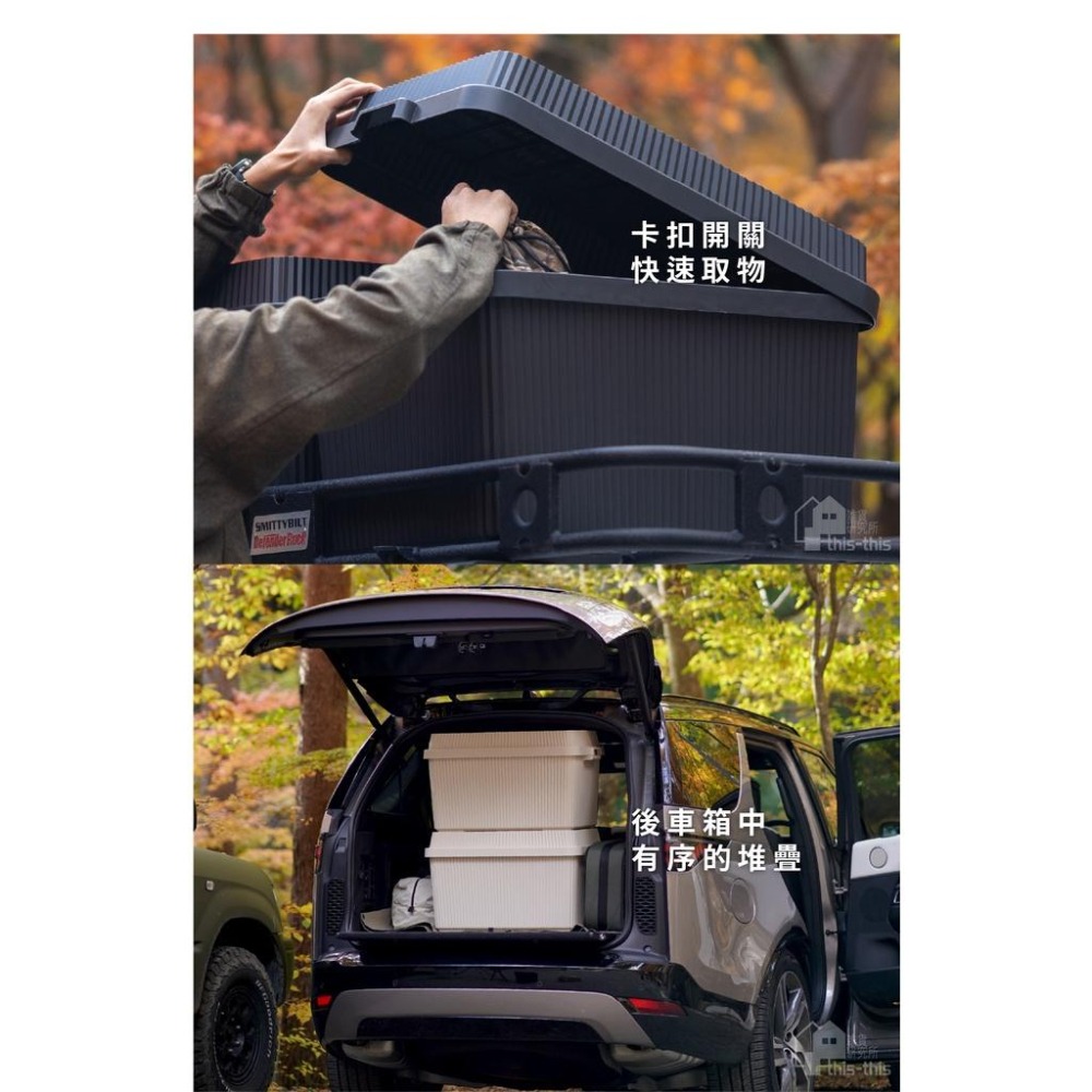 日本Like-it｜戶外型防水可堆疊收納箱 83L-細節圖6