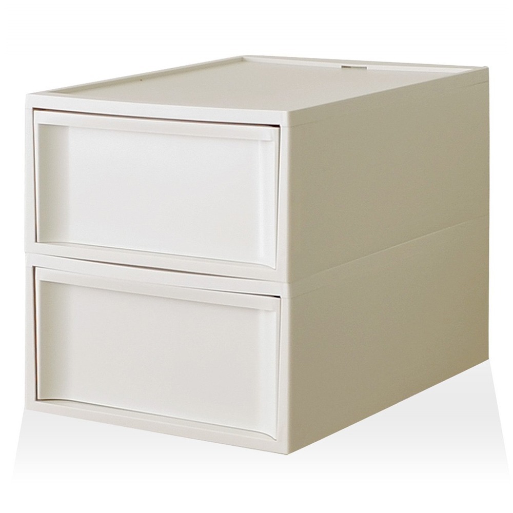 日本RISU｜北歐風堆疊抽屜櫃組 收納箱(加大版) M-規格圖8