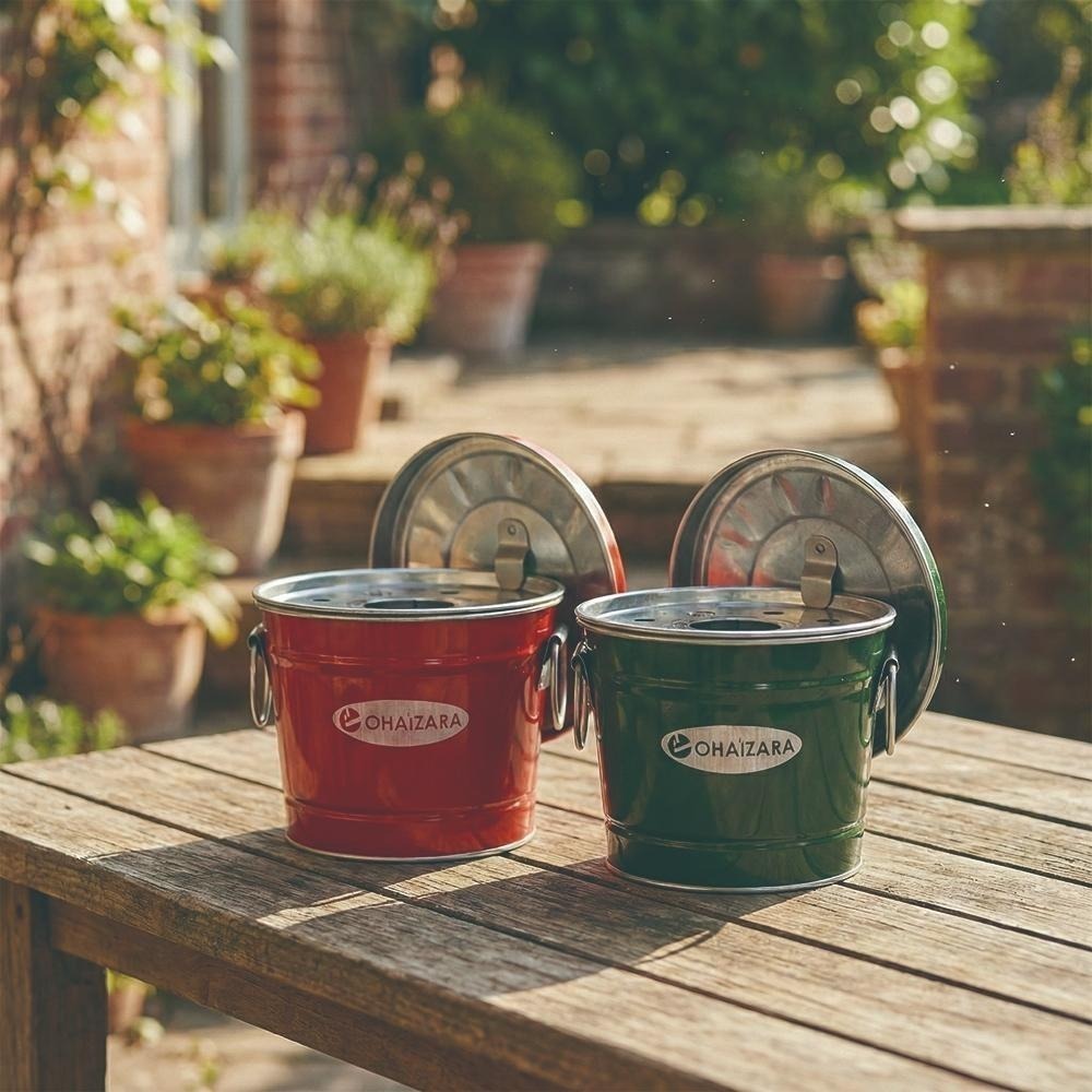 日本 OBAKETSU｜ohaizara 手工製桌上型煙灰缸 1L 帶蓋煙灰缸 造型菸灰缸 防風煙灰缸 不鏽鋼煙灰缸-細節圖3