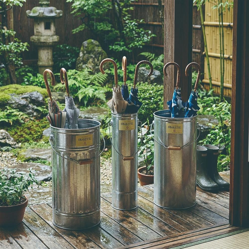 日本 OBAKETSU｜手工製傘桶 雨傘桶 雨傘架 收納桶 雨具收納-細節圖2