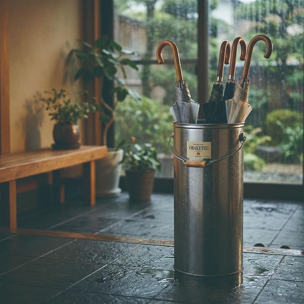 日本 OBAKETSU｜手工製傘桶 雨傘桶 雨傘架 收納桶 雨具收納-細節圖3