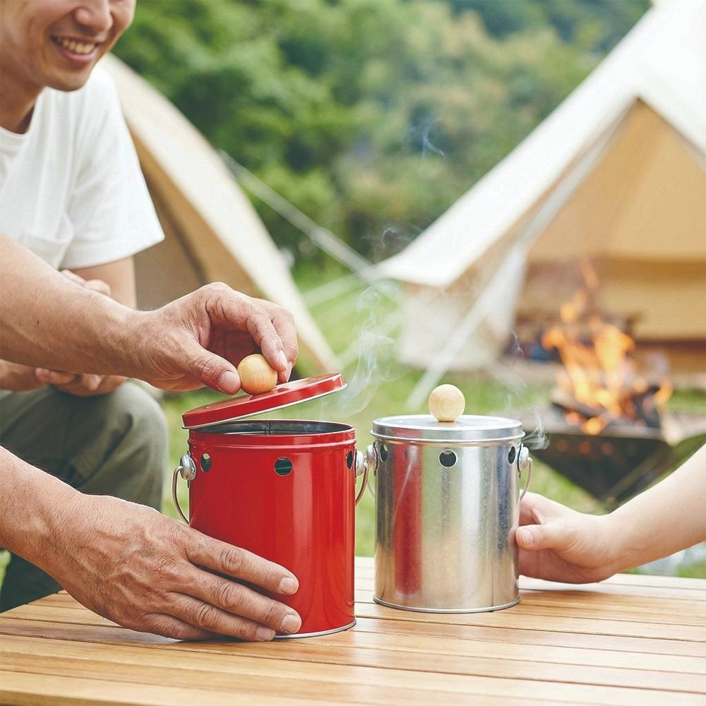 日本 OBAKETSU｜手工製蚊香桶(大) 復古工業質感 露營蚊香罐 露營防蚊 戶外驅蟲 蚊香桶-細節圖4