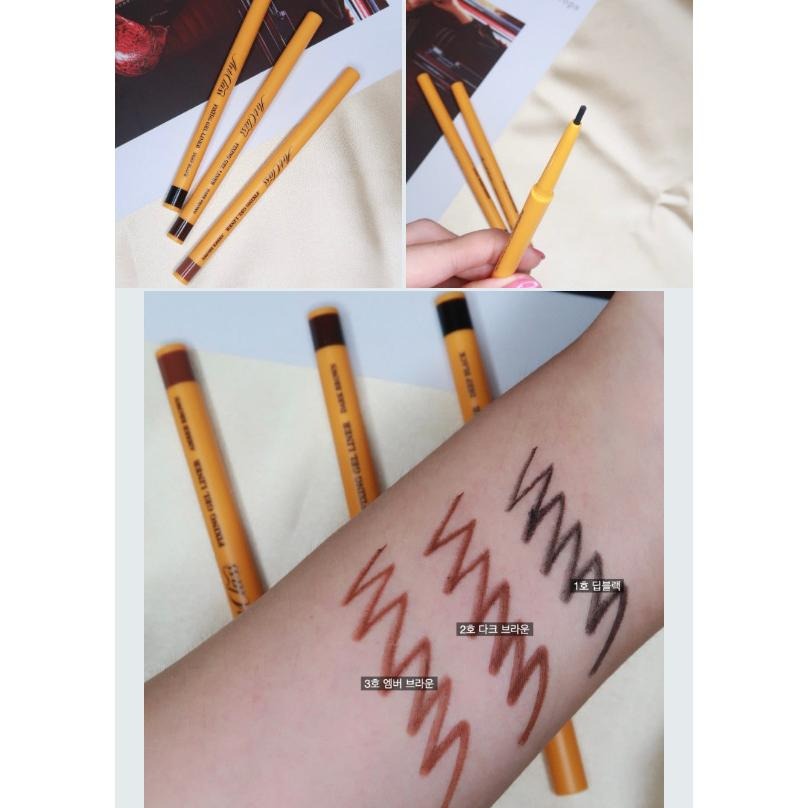 too cool for school｜⚡️新 臥蠶眼線筆 眼影筆 持久抗暈眼線膠筆 細緻線條｜smnida美妝｜-細節圖3