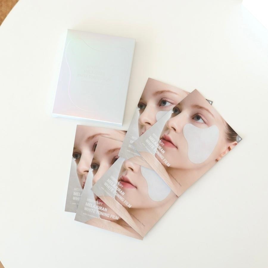 MEDITHERAPY｜白玉冰晶煥白眼頰膜 谷胱甘肽 亮白 淡化黑色素 玻尿酸 保濕 盒裝 單片｜smnida美妝｜-細節圖2