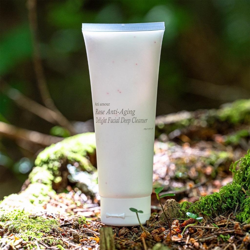 attiamour｜玫瑰臉部深層洗面乳 透亮 不乾澀 洗面乳 深層 安撫舒緩 滋潤｜smnida代購｜-細節圖2