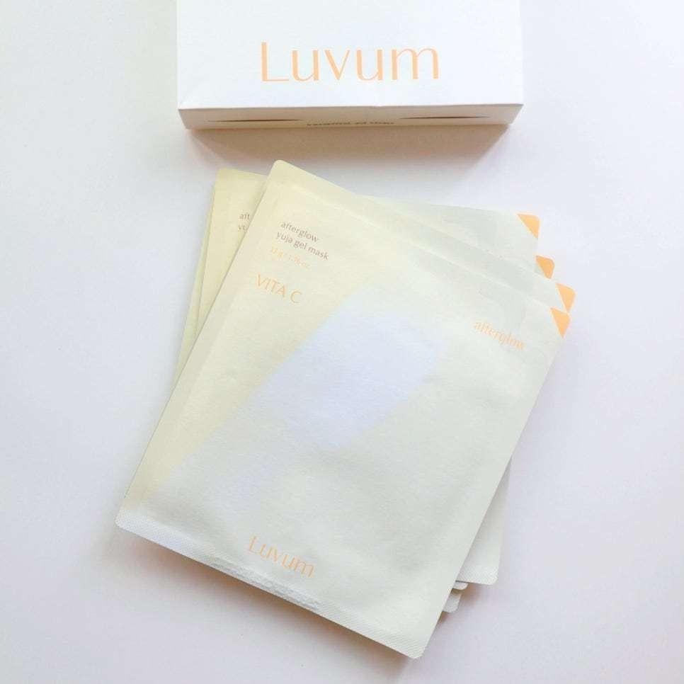 Luvum｜凝膠面膜 phyto 膠原蛋白 cica 積雪草 泥漿 柚子 亮白 緊緻 彈力 舒緩｜smnida美妝｜-細節圖4