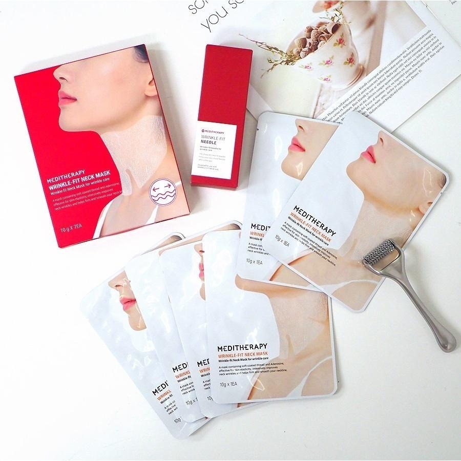 MEDITHERAPY｜提拉網眼面膜 頸膜 臉部按摩滾輪 緊緻膠原蛋白眼膜 電動提拉眼霜 修復 ｜smnida美妝｜-細節圖6