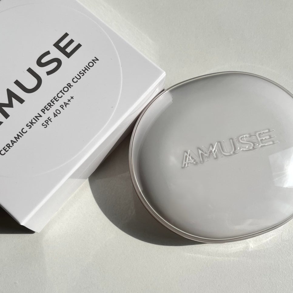 AMUSE｜新款 白蓋氣墊粉餅 陶瓷美肌 果凍 霜狀 霧面 啞光 光澤 精華 清爽 滋潤 持妝｜smnida美妝｜-細節圖2