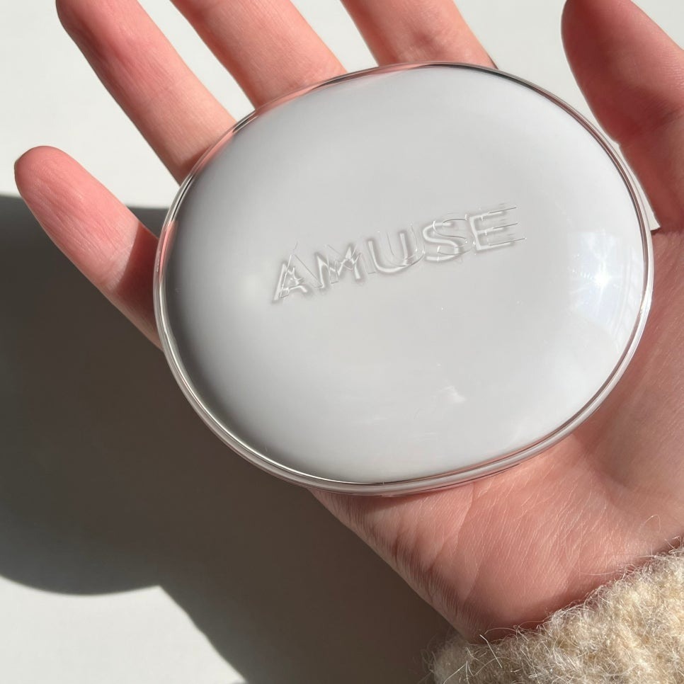 AMUSE｜新款 白蓋氣墊粉餅 陶瓷美肌 果凍 霜狀 霧面 啞光 光澤 精華 清爽 滋潤 持妝｜smnida美妝｜-細節圖3