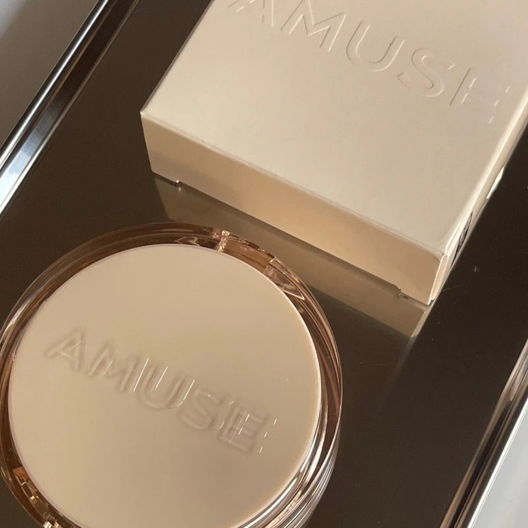 AMUSE｜新款 白蓋氣墊粉餅 陶瓷美肌 果凍 霜狀 霧面 啞光 光澤 精華 清爽 滋潤 持妝｜smnida美妝｜-細節圖9