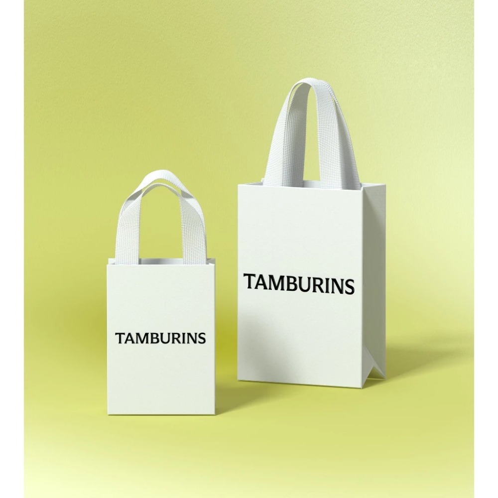 TAMBURINS｜白色紙袋 送禮加購袋｜smnida美妝｜-細節圖2