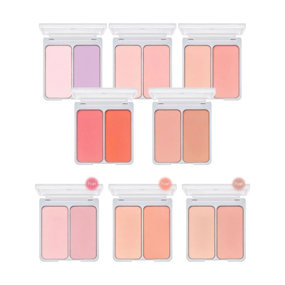 2aN｜怡豔 ⚡️新 雙色腮紅 輕柔 絲滑 不飛粉 韓國 Red velvet Irene代言｜smnida美妝｜-細節圖2