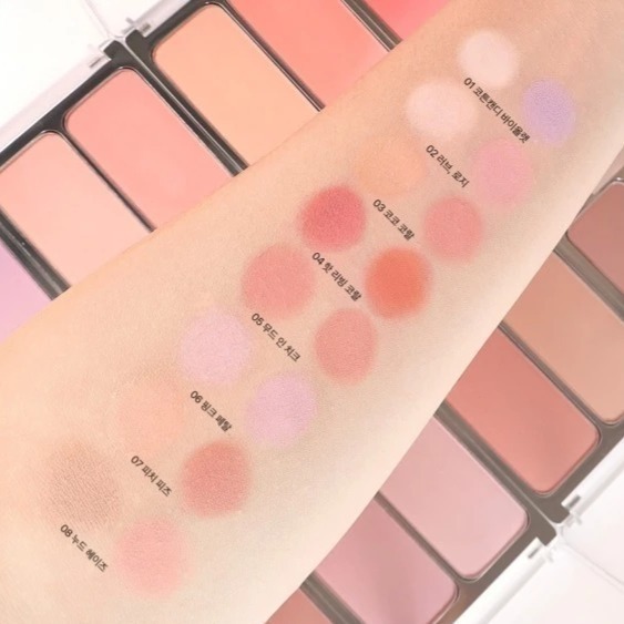 2aN｜怡豔 ⚡️新 雙色腮紅 輕柔 絲滑 不飛粉 韓國 Red velvet Irene代言｜smnida美妝｜-細節圖4