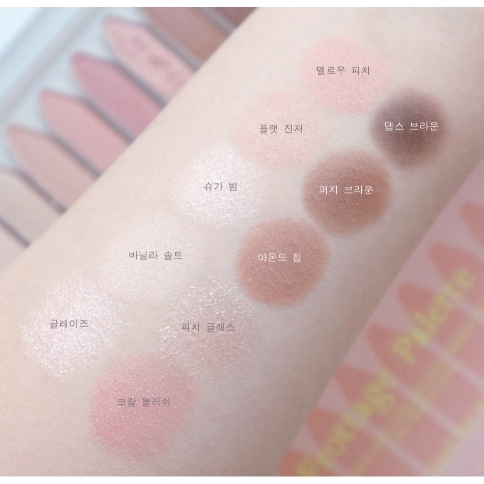 too cool for school｜美術課 十色眼影盤 調色盤 淡雅 柔軟 腮紅 眼影 修容｜smnida美妝｜-細節圖5