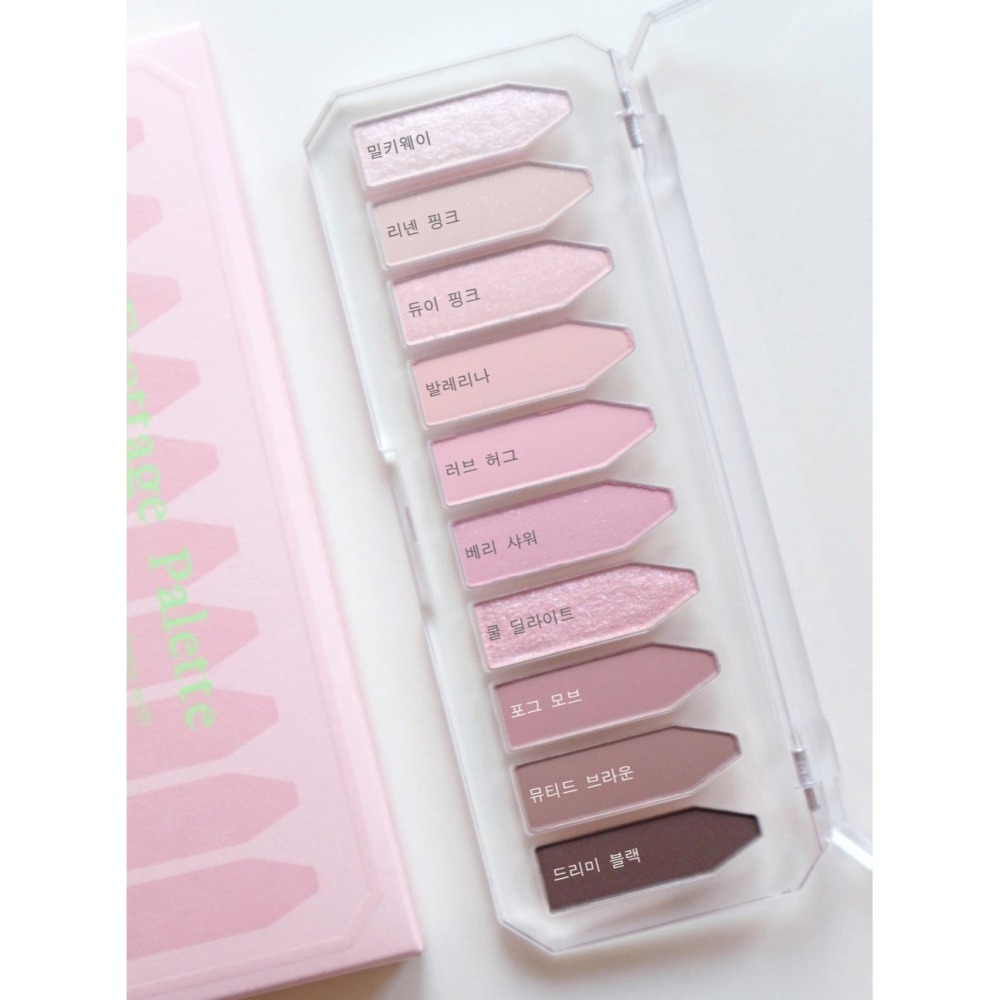 too cool for school｜美術課 十色眼影盤 調色盤 淡雅 柔軟 腮紅 眼影 修容｜smnida美妝｜-細節圖6