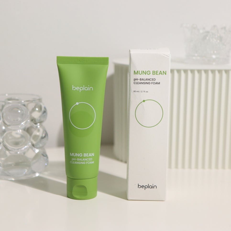 BEPLAIN｜綠豆胺基酸洗面乳 綠豆毛孔清潔泥膜 溫和清潔 氨基酸 綠豆酵素 3分鐘毛孔淨化｜smnida美妝｜-細節圖2